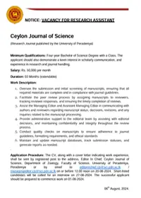 Vacancy-of-Research-Assistant