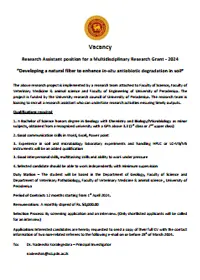 Vacancy-of-Research-Assistant